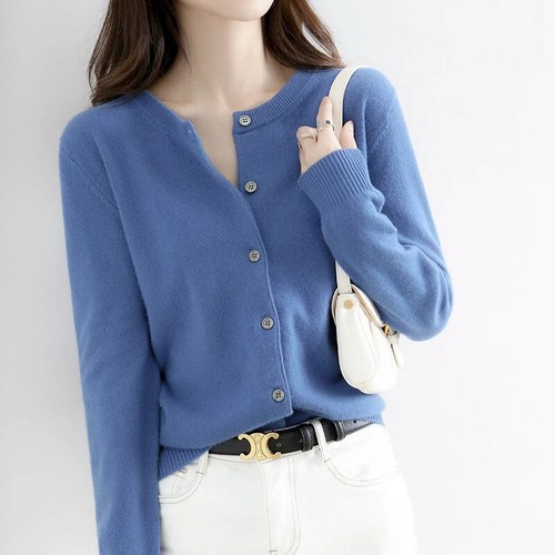 Women cashmere cardigan - cashmere,