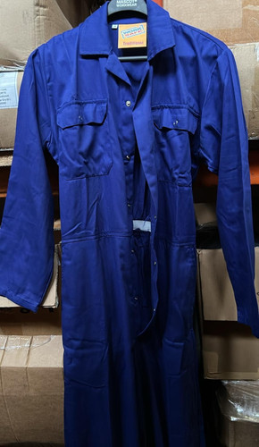Worksafe royal blue coveralls - worksafe,