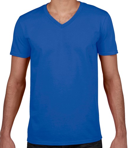 Cotton neck shirt - t-shirt, gildan