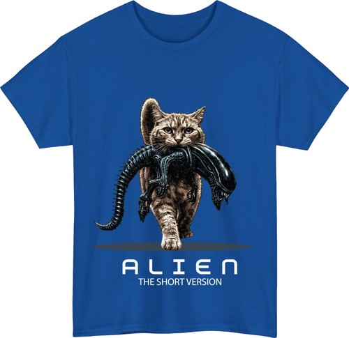 Funny alien cat - alien, t-shirt