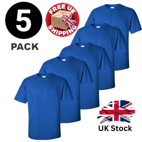 Mens plain shirt pack - t-shirt,