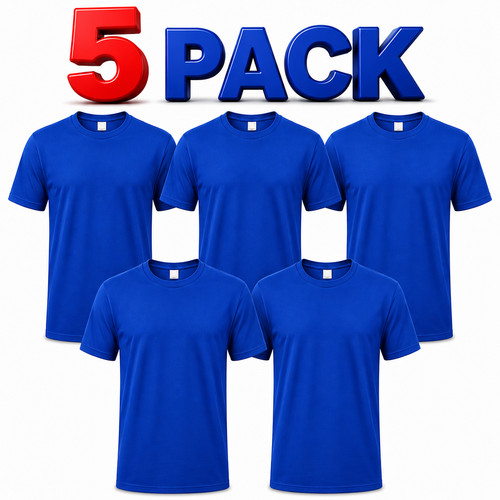 Pack mens 100 cotton plain - 5, 100%