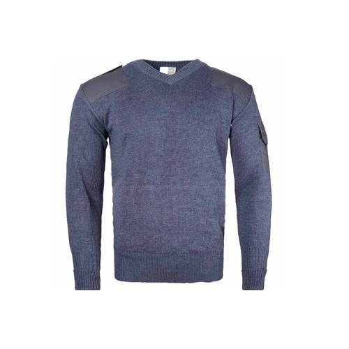 Blue neck raf - wool, jumper