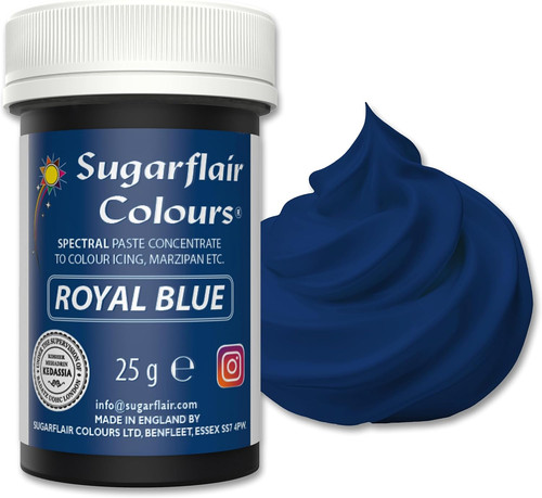 Sugarflair royal blue food - blue,