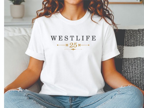 Westlife shirt vintage 25th - westlife, t