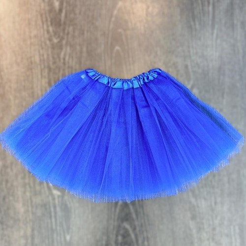 Royal blue tulle - blue, skirt
